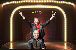 Frank und Sandra als Duo Happy